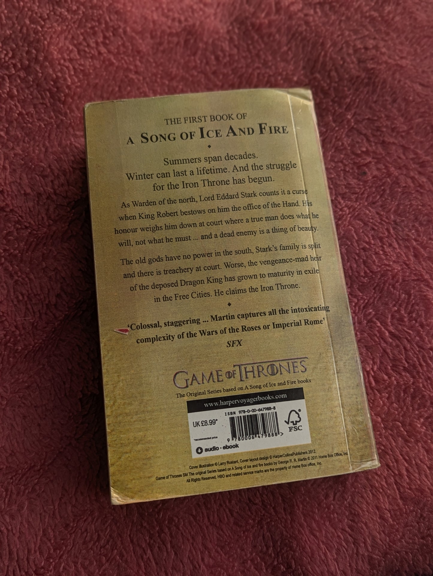 A Game of Thrones by George R.R. Martin